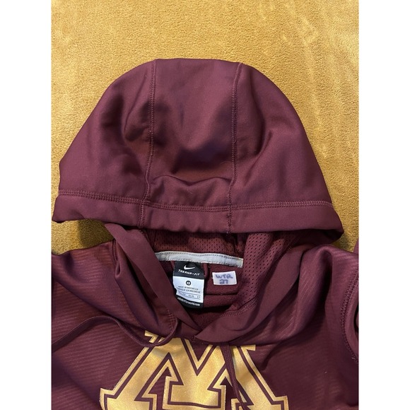 Minnesota Golden Gophers Nike Therma-FIT Hoodie Men's Xs Maroon - Picture 7 of 11